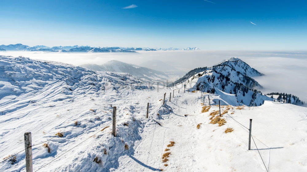 Similar – wonderfull winter day on the Zugspitze