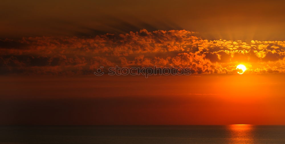 Similar – Sunset in Denmark 2 Lake