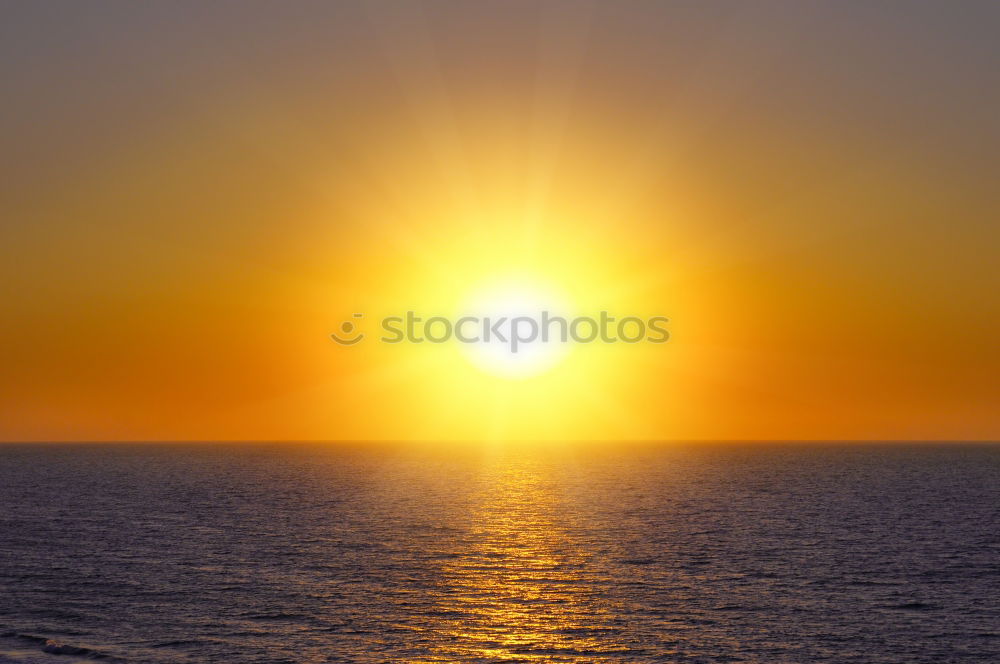 Similar – sunset over water Sun