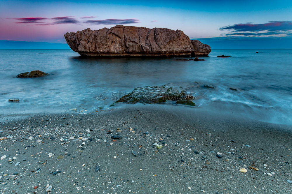 Similar – Baltic Sea coast on the island of Moen in Denmark