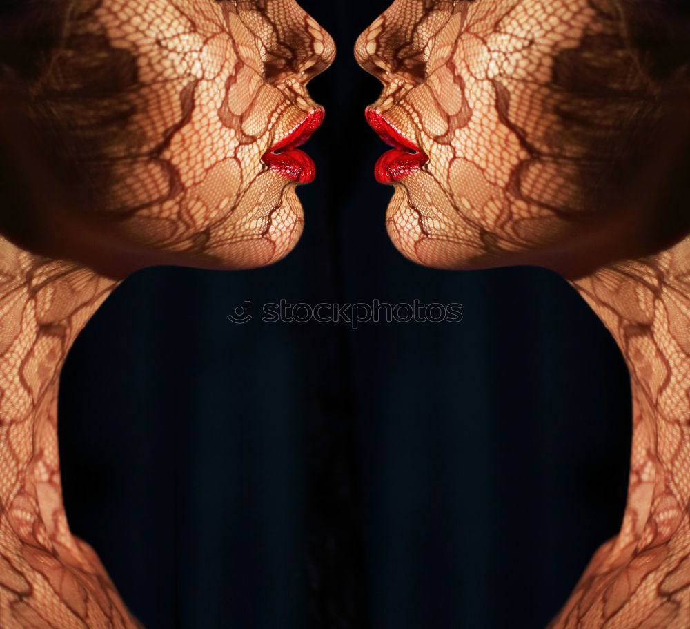 Similar – Image, Stock Photo mirror image Woman Mirror