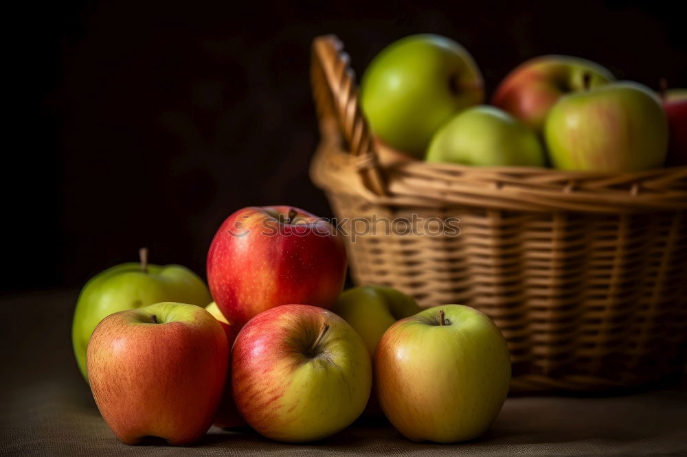 Similar – Image, Stock Photo apple harvest Fruit Apple