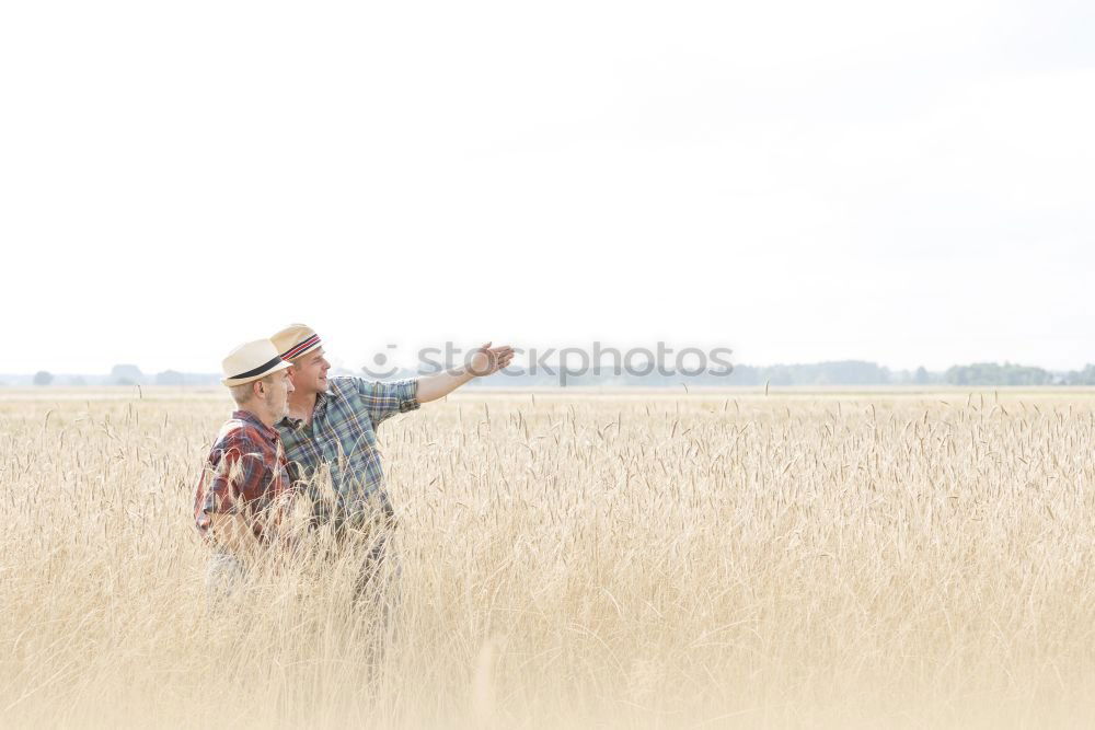 Similar – Young cowgirl in a field of cereals