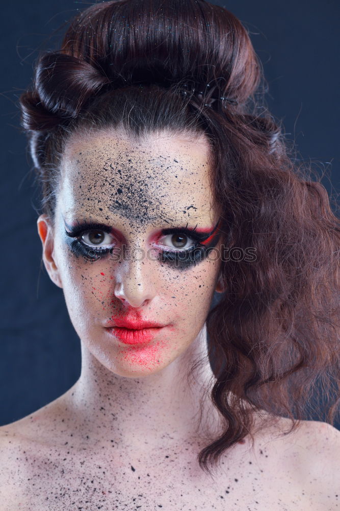 Similar – Young woman with a creative and fantasy make up