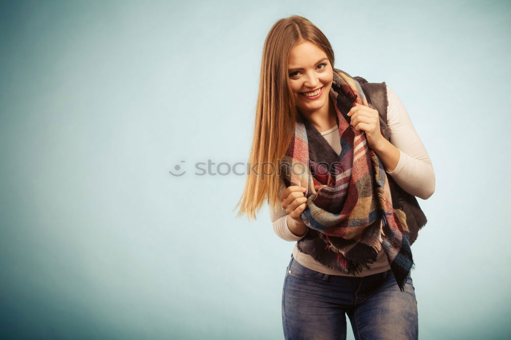 Similar – Image, Stock Photo Fashionable woman holding her mobile