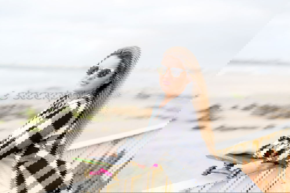 Similar – Image, Stock Photo Autumn day at the beach