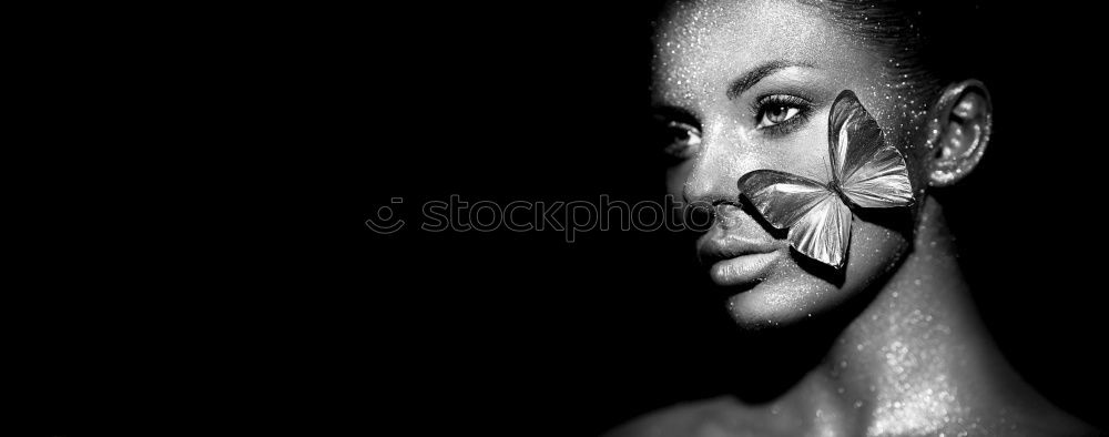 Similar – Image, Stock Photo A deep emptiness Black