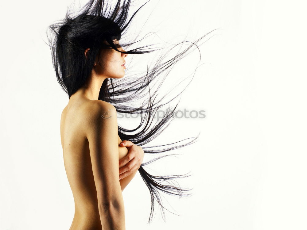 Similar – Image, Stock Photo Young dark skinned woman with dreadlocks