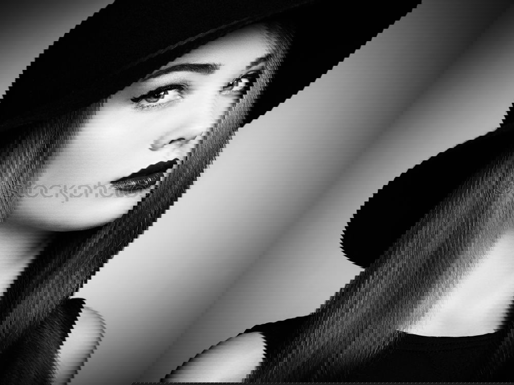 Similar – Image, Stock Photo Pretty stylish Asian woman posing in studio