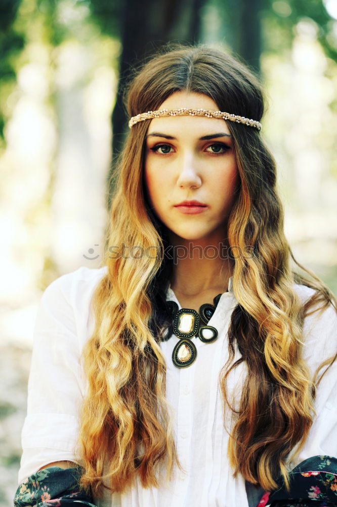 Similar – Image, Stock Photo hippie girl Lifestyle