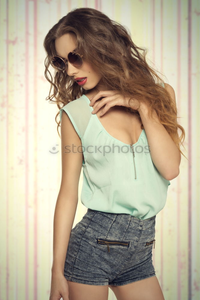 Similar – Image, Stock Photo teenager eating a lollipop