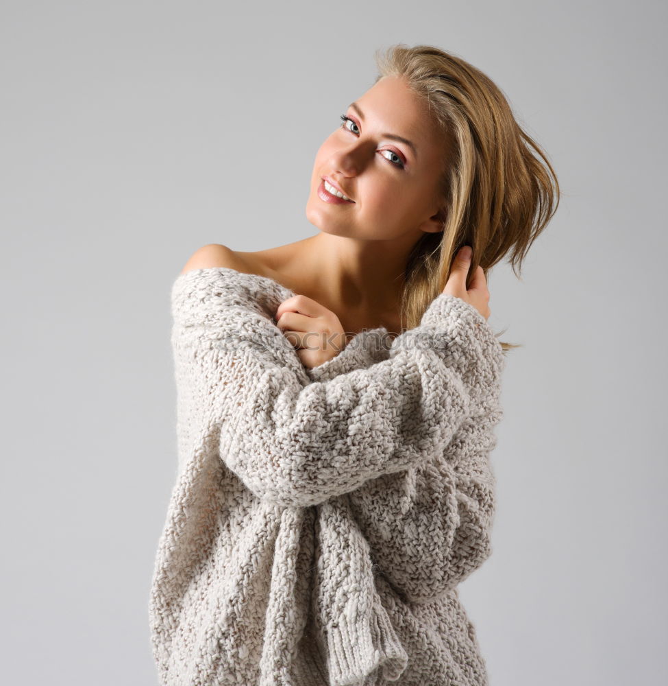 Similar – Image, Stock Photo young beautiful woman relaxing at home