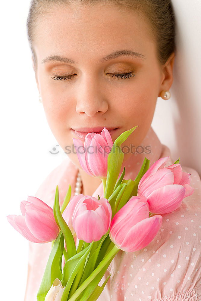 Similar – Image, Stock Photo Spring_13 Feminine