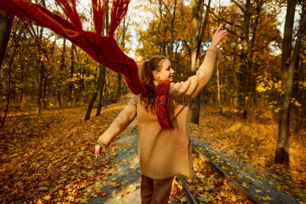 Similar – Image, Stock Photo leaf fight Life Harmonious