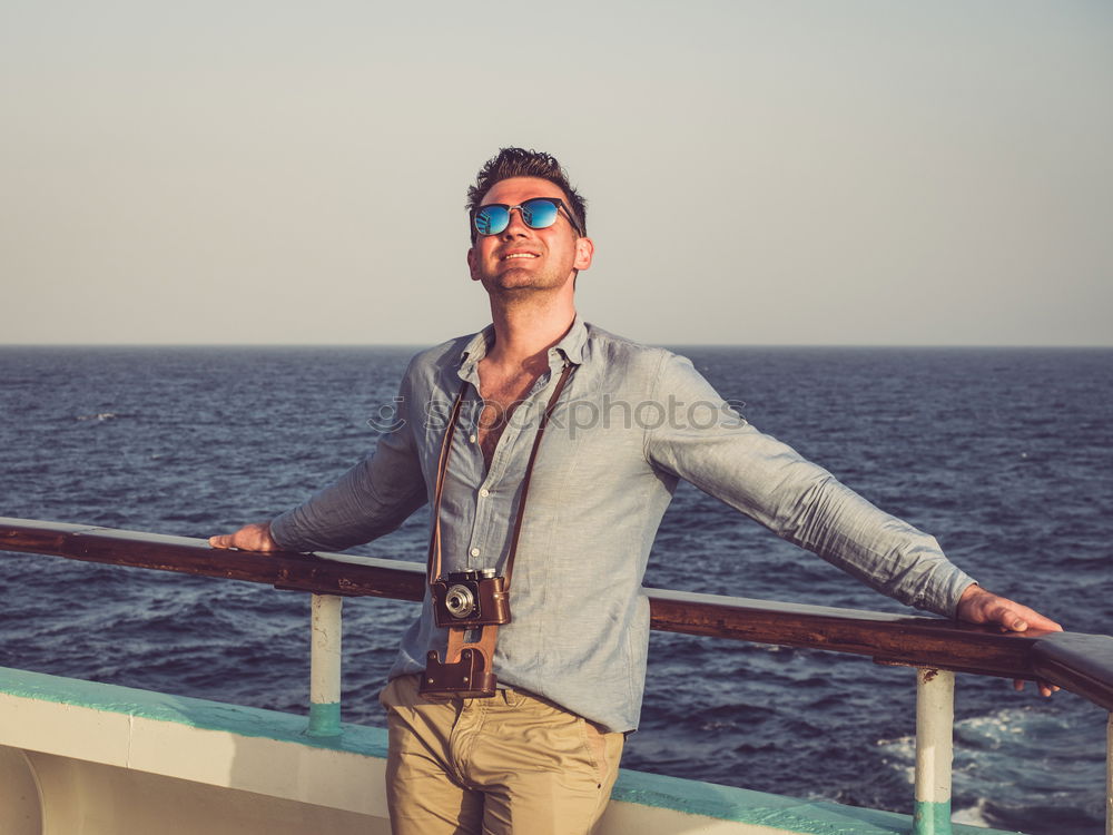 Similar – Image, Stock Photo the guitar and the sea Joy