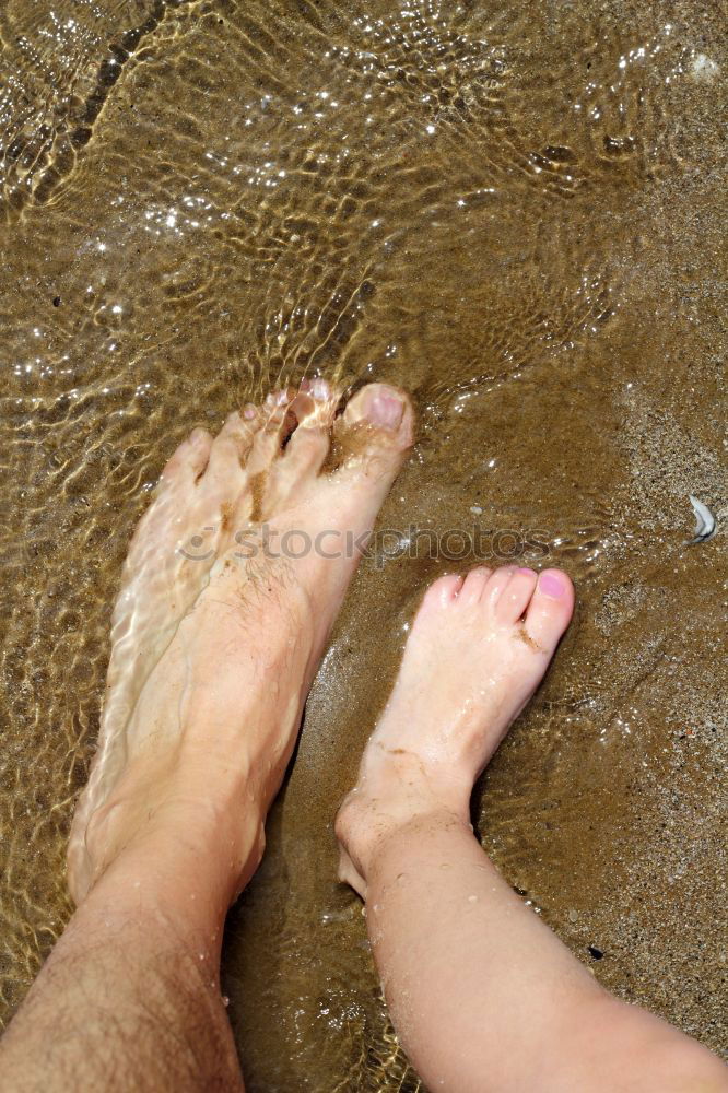 Image, Stock Photo water feet Summer