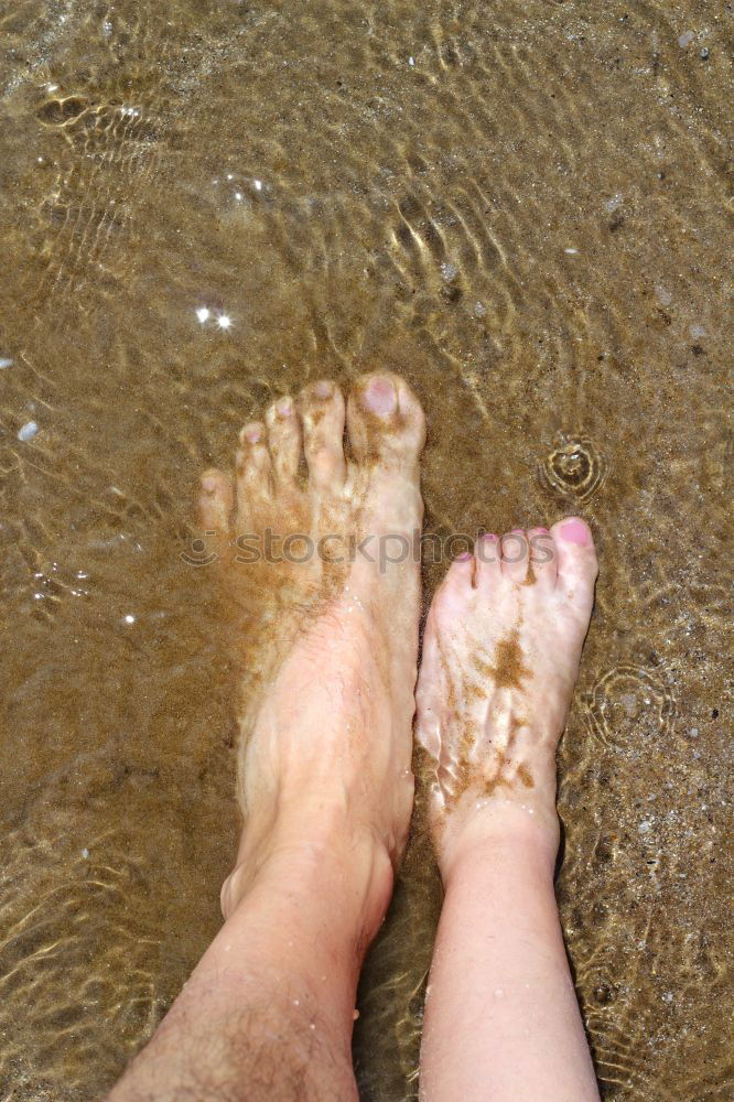 Similar – Image, Stock Photo water feet Summer