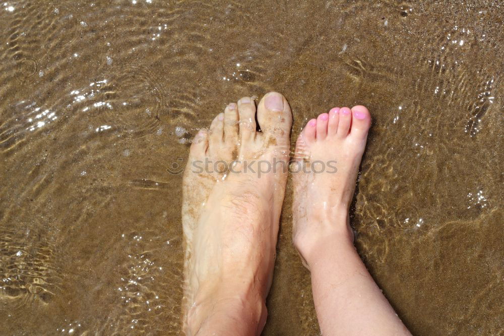 Similar – Image, Stock Photo water feet Summer