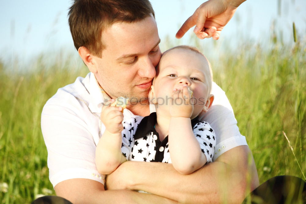 Similar – Father and son Trip Child