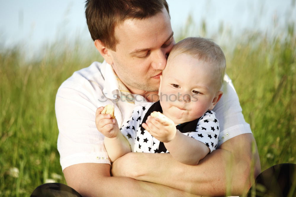 Similar – Father and son Trip Child