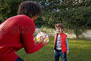 Similar – Image, Stock Photo Pampers-Liga / Direction training