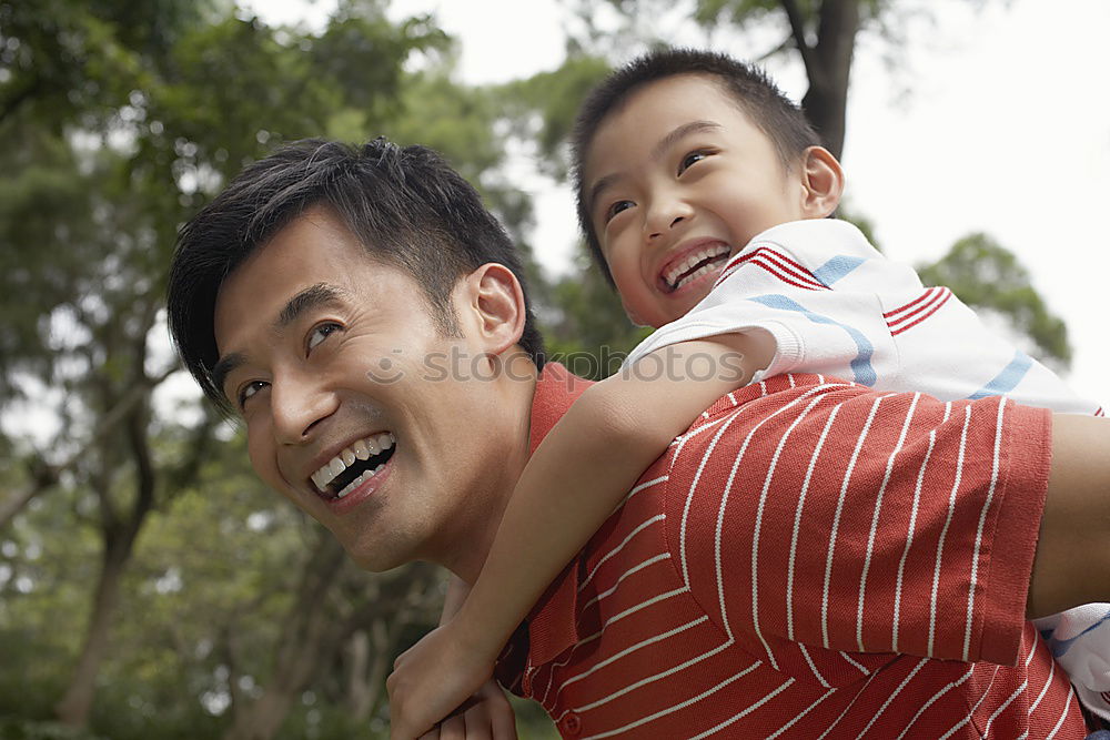 Similar – Image, Stock Photo Long and Tao #2 Parenting