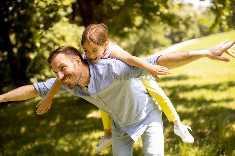 Similar – Father and son Trip Child