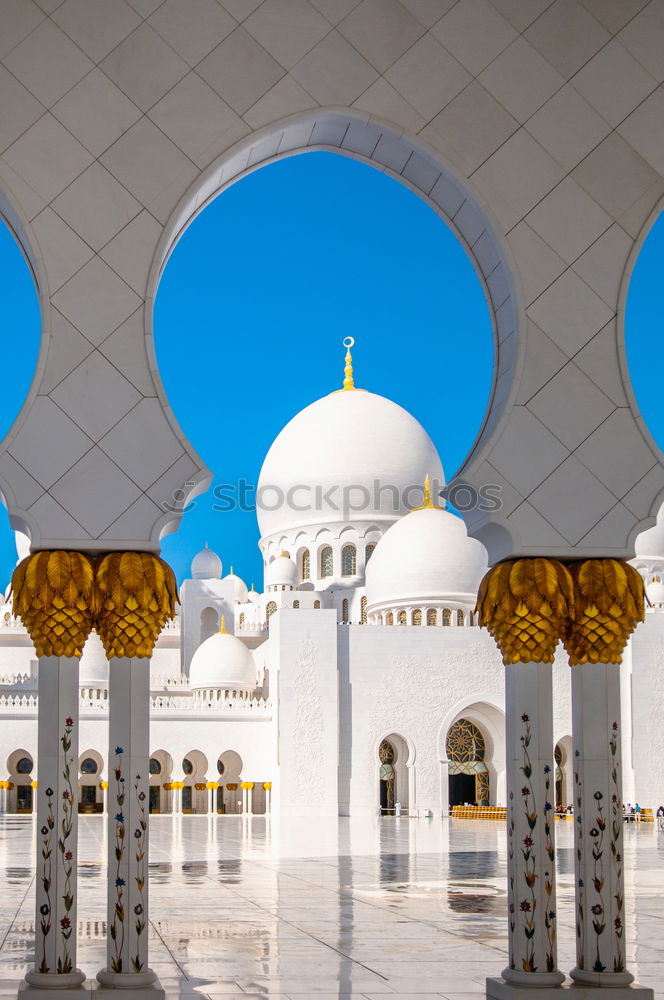 Similar – Image, Stock Photo Arches of beautiful Arabic palace