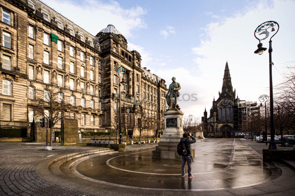 Similar – Edinburgh in the fog