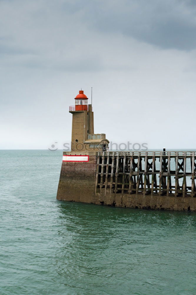 One lighthouse red-white