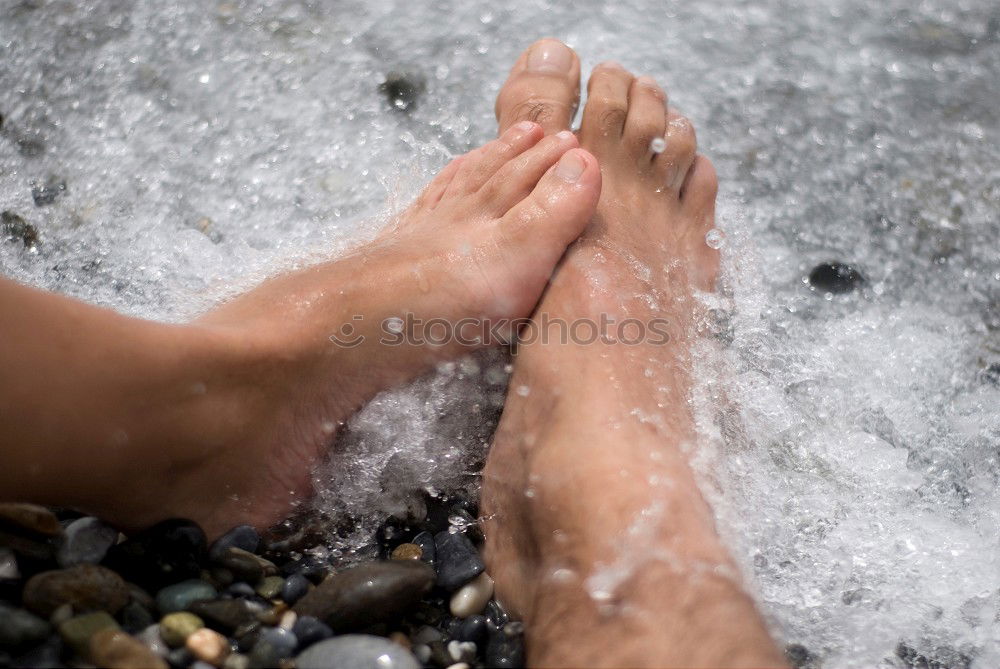 Similar – Barefoot on stones