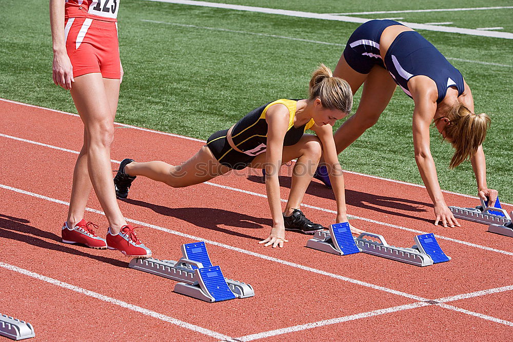 bergab… 100 Meter Lauf