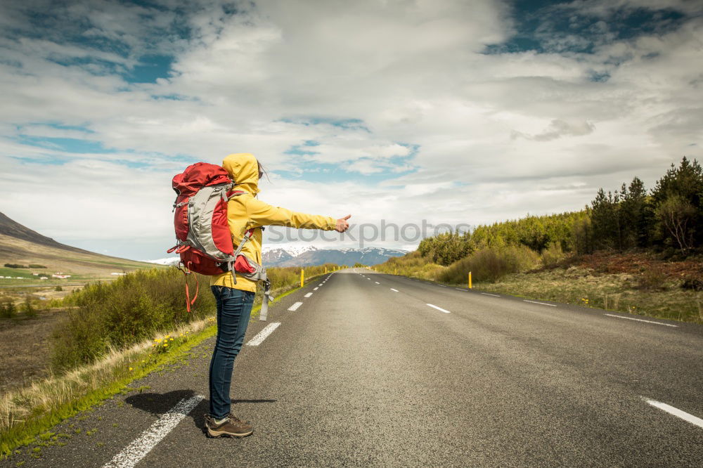 Similar – Image, Stock Photo Happy little boy playing on the road at the day time. Kid having fun outdoors. He skateboarding on the road. Concept of sport.