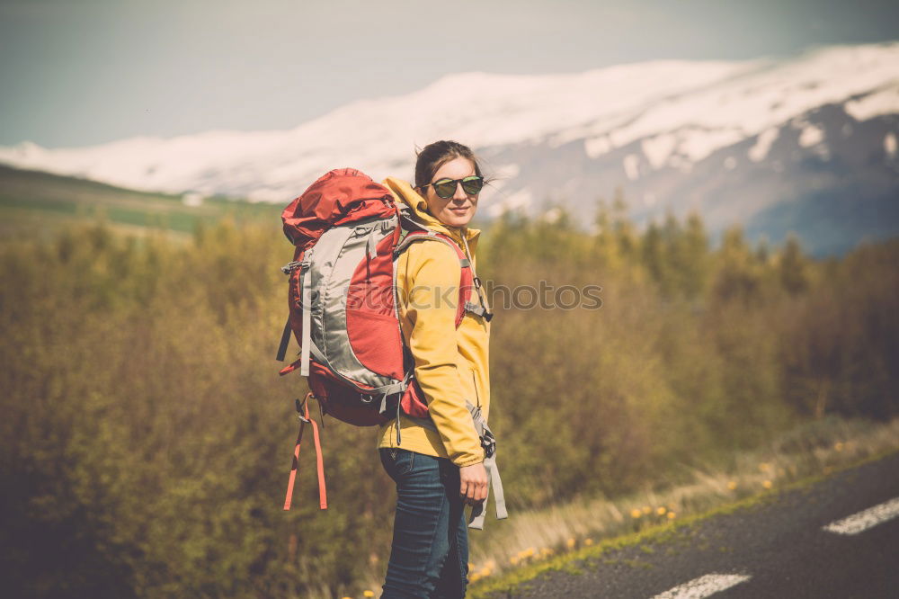 Similar – Image, Stock Photo Seniors hiking Lifestyle