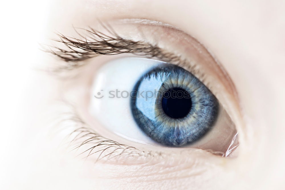 Similar – Image, Stock Photo Macro of a woman’s blue eye