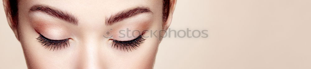 Similar – Image, Stock Photo silk matt Woman Eyelash