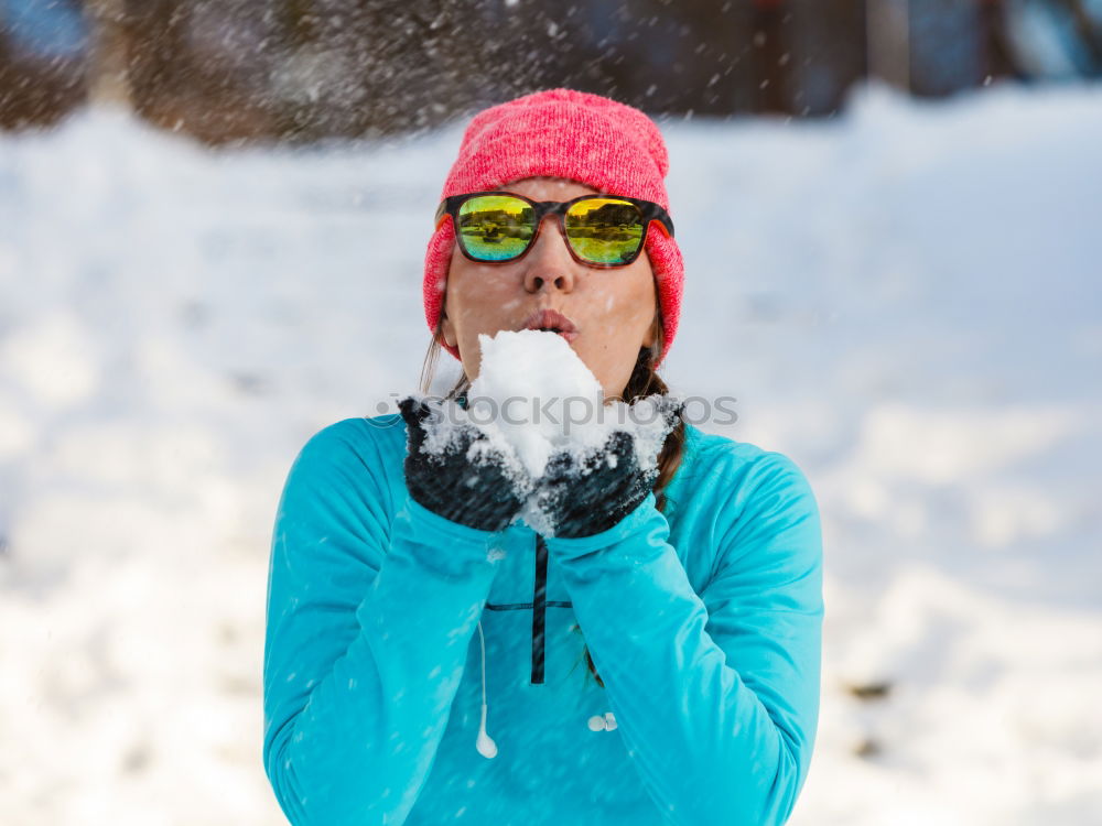 Image, Stock Photo Boy during the trip in the wintertime