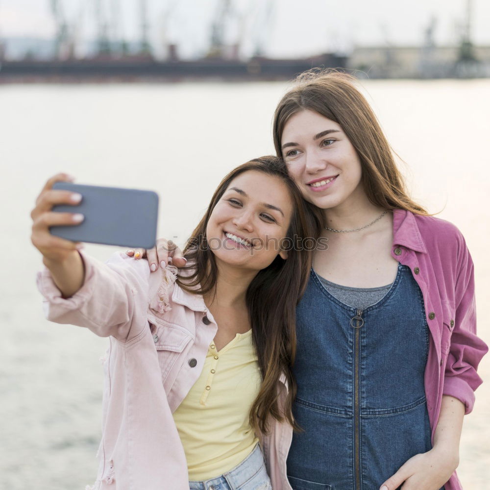 Similar – Teenager best friends eating ice cream together