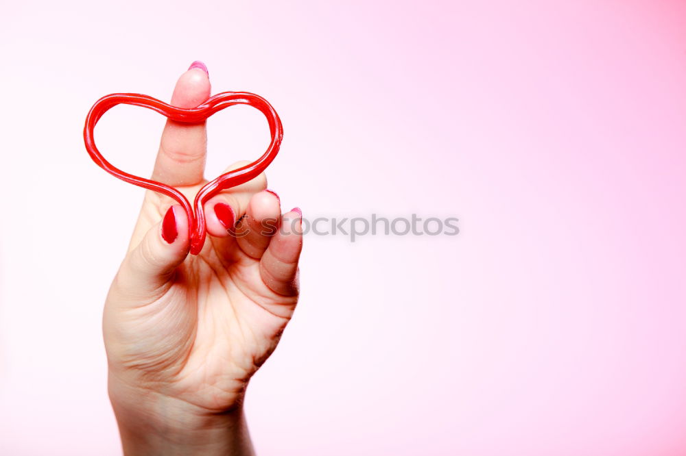 Similar – Image, Stock Photo Hands with plush heart