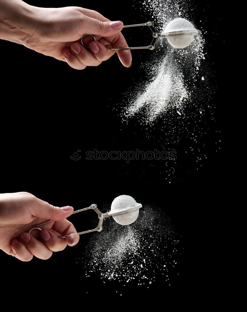 Similar – Image, Stock Photo Salt shaker on pile of salt