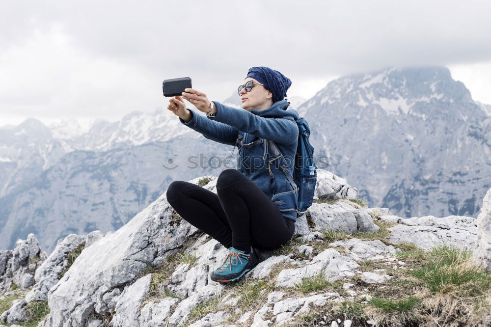 Similar – Tourist man with map Field