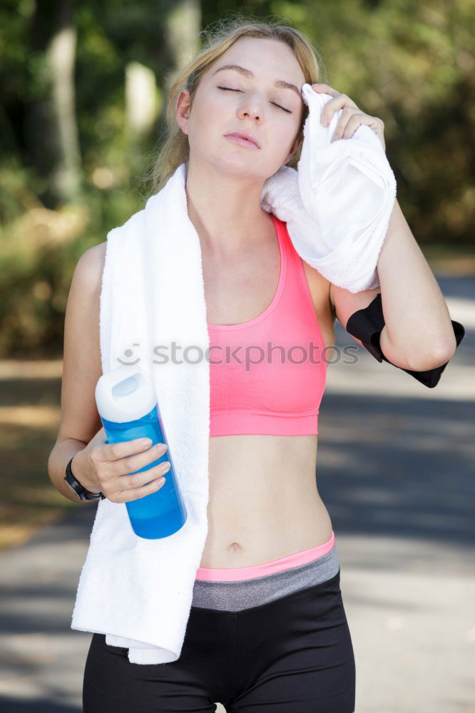 Similar – athletic woman portrait