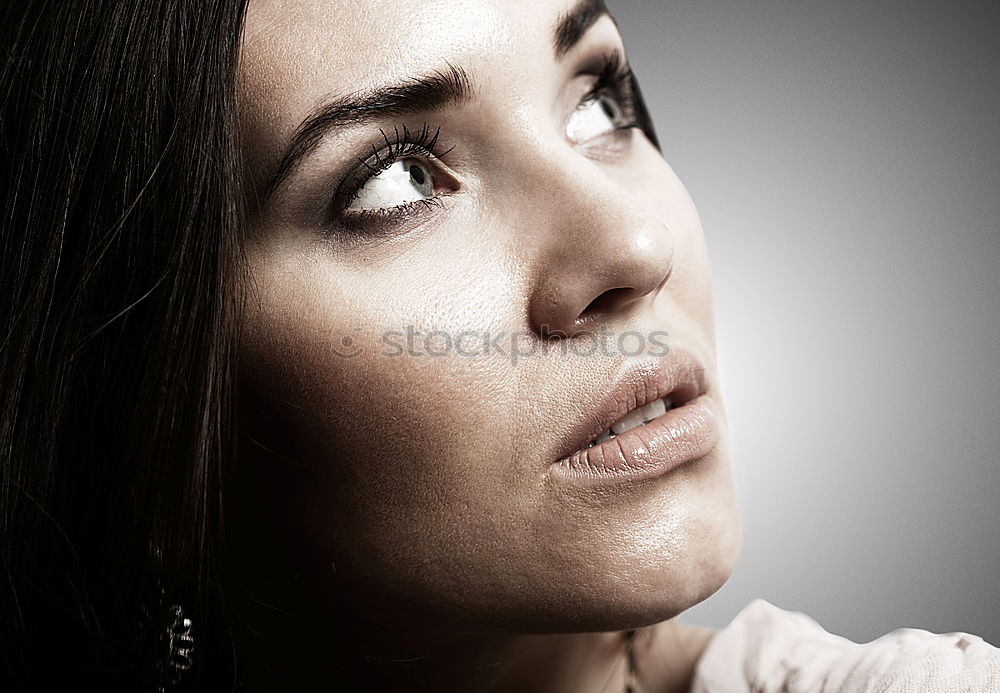 Similar – young woman, model of fashion, in urban background