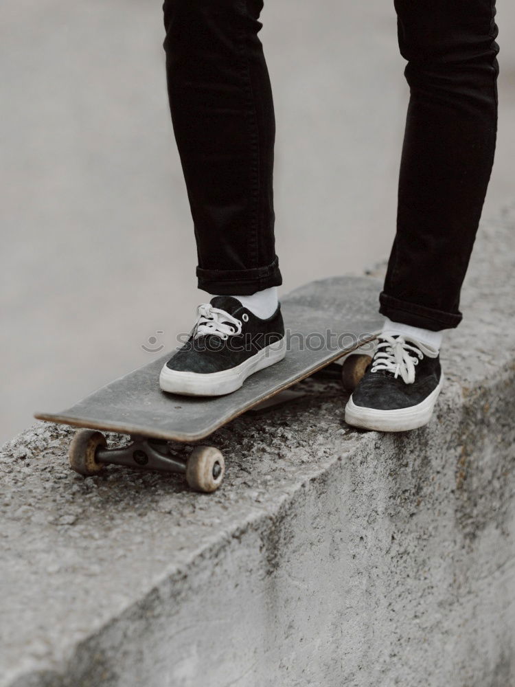 Similar – Image, Stock Photo Skater Minelli Asphalt