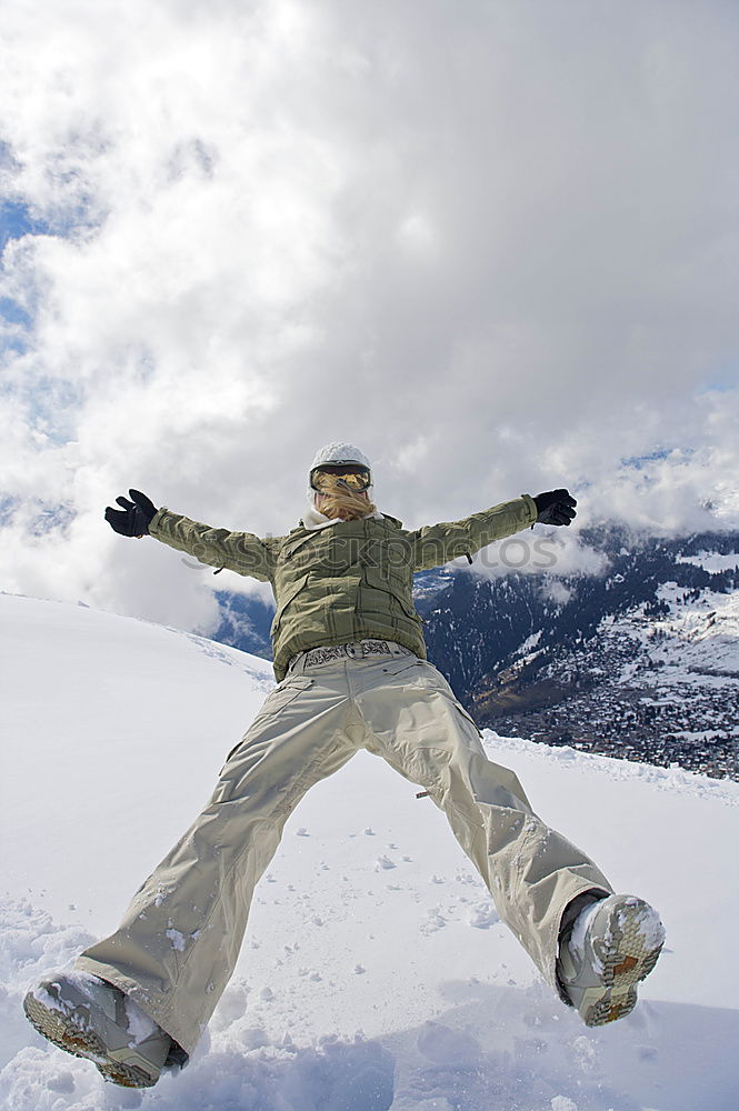 Similar – schneegestöber Freude