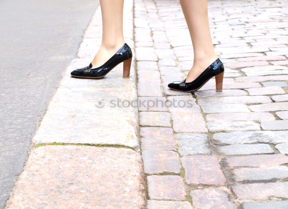 Image, Stock Photo milano chic Feminine Feet