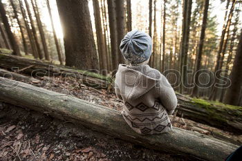 Similar – Image, Stock Photo forest child Human being