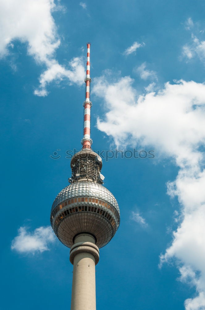 Similar – Television Tower and St. Mary’s Church