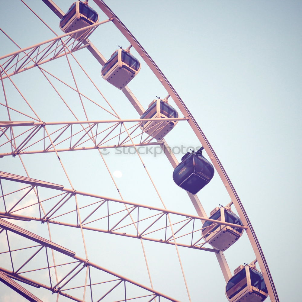 Similar – Seagulls sitting on a roller coaster