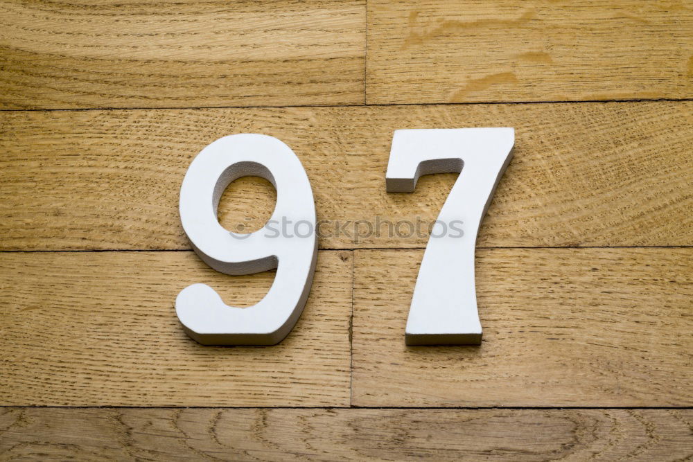 Image, Stock Photo 3×6 Digits and numbers